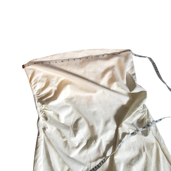 White Strapless Maxi Dress XXL By A New Day Elastic strapless top for secure fit - Picture 3 of 12